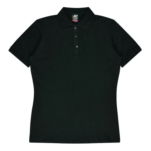 Clayfield Womens Polos Black